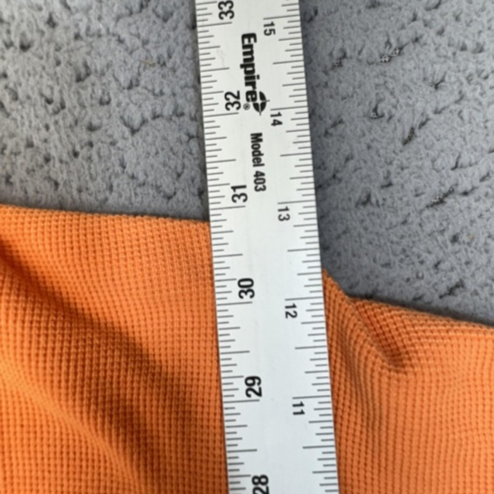 Ralph Lauren Polo Shirt XXL Orange Pocket Sport Cuffed Tipped Collar USA Flag - Picture 6 of 12